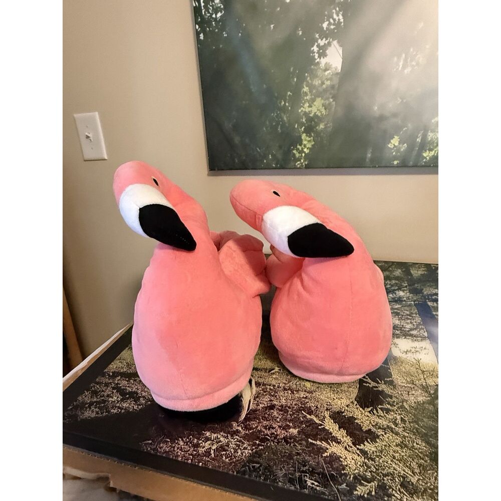 Happy Feet Flamingo Slippers XXLG - Picture 6 of 6